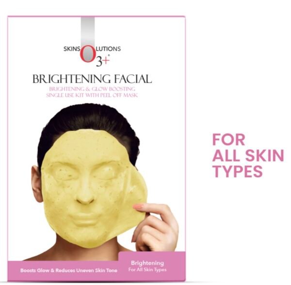 O3 Brightening Facial kit with peel off mask - single use