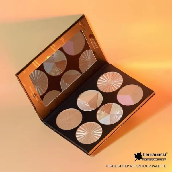 Ferrarucci Highlighter & Contour Palette