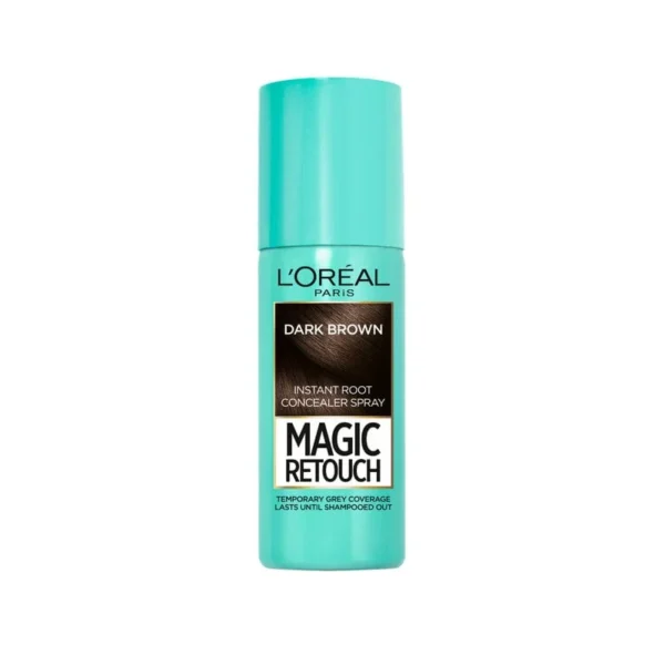 Loreal Paris - (Dark Brown) Magic Retouch Instant Root Concealer Spray Hair color (75mL)