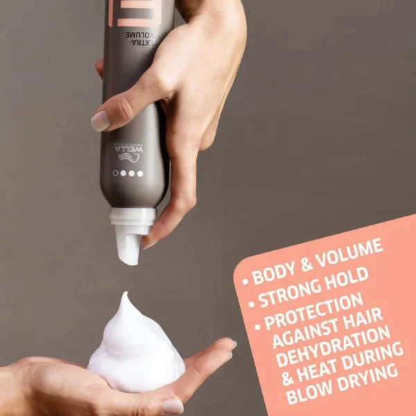 Wella Professionals - EIMI Extra Volume Strong Hold Volumizing Hair Spray Mousse | (300mL)