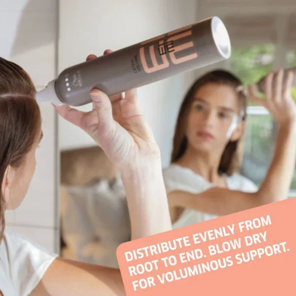 Wella Professionals - EIMI Extra Volume Strong Hold Volumizing Hair Spray Mousse | (300mL)