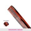 VEGA - Handcrafted Hair Comb(-HMC-32D)