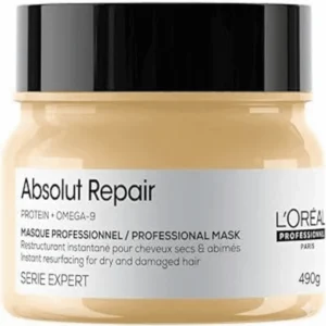 Loreal - Serie expert Absolut Repair Masque Gold Protein + Omega - 9 (490g)