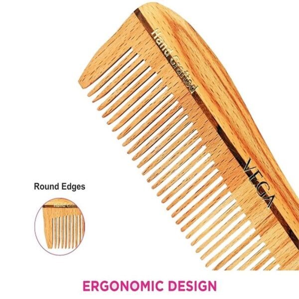 VEGA - premium Wooden Styling Comb (HMWC-01)