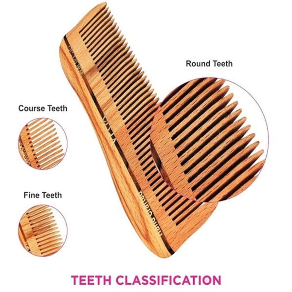 VEGA - premium Wooden Styling Comb (HMWC-01)