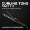 Ikonic Professional - Curling Tong CT - 25 2.0 Black