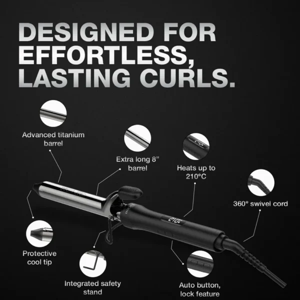 Ikonic Professional - Curling Tong CT - 25 2.0 Black