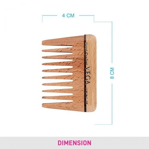 Vega - Wide Tooth Wooden Comb - (HMWC-05)
