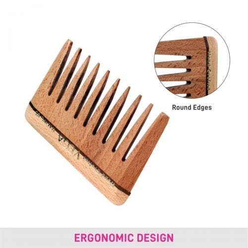 Vega - Wide Tooth Wooden Comb - (HMWC-05)