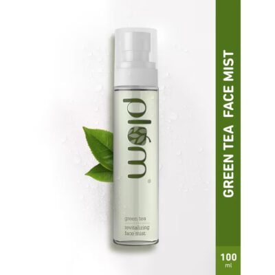 Plum Green Tea Revitalizing Face Mist, Glycolic Acid & Aloe Vera - Hydrates & Refreshes (100ml)