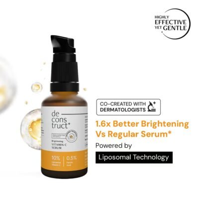 Deconstruct 10% Vitamin C Serum For Brightening Liposomal Technology For Visible Glow (30 ml)