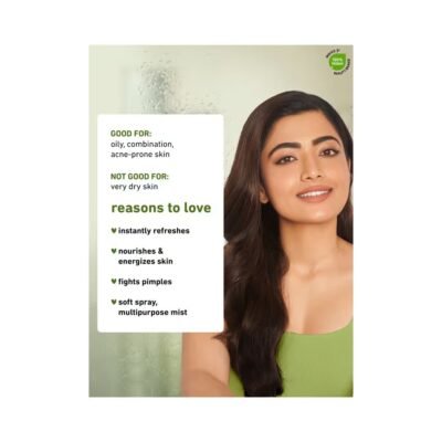 Plum Green Tea Revitalizing Face Mist, Glycolic Acid & Aloe Vera - Hydrates & Refreshes (100ml)