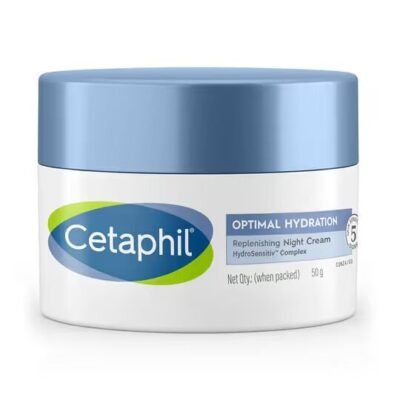 Cetaphil Optimal Hydration Replenishing Night Cream with Hyaluronic Acid For Dehydrated Skin (50g)